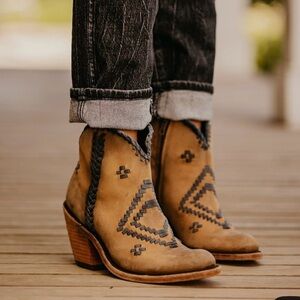 Liberty Black Aztec Boots
